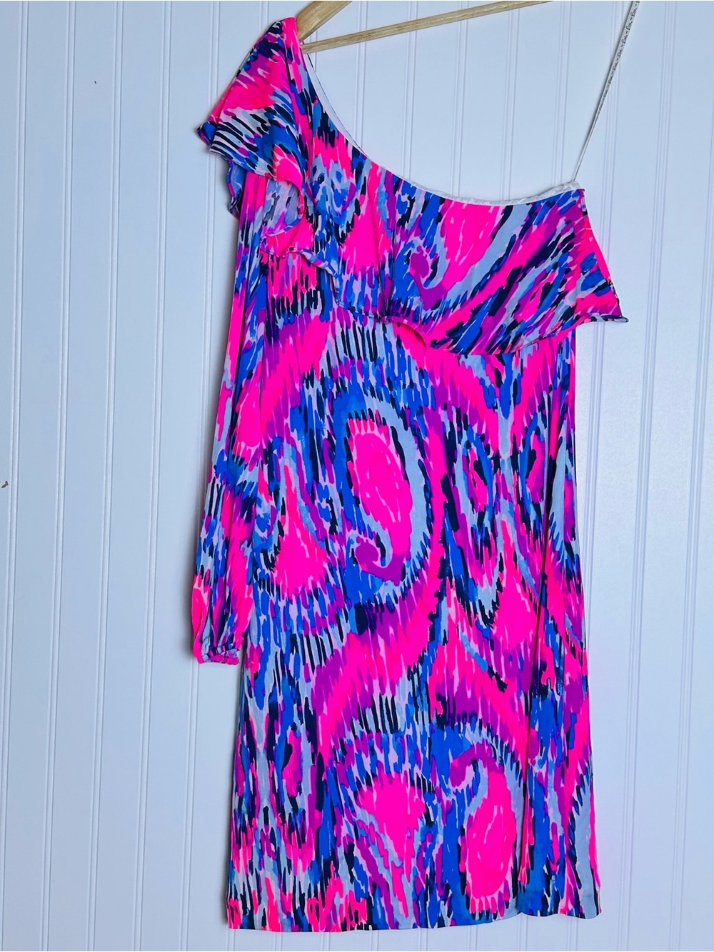 Lilly Pulitzer Amante Silk Jersey Dress S Free Spirit - Picture 3 of 7